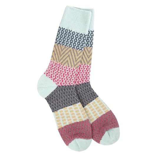 Boho Weekend Gallery Crew Socks