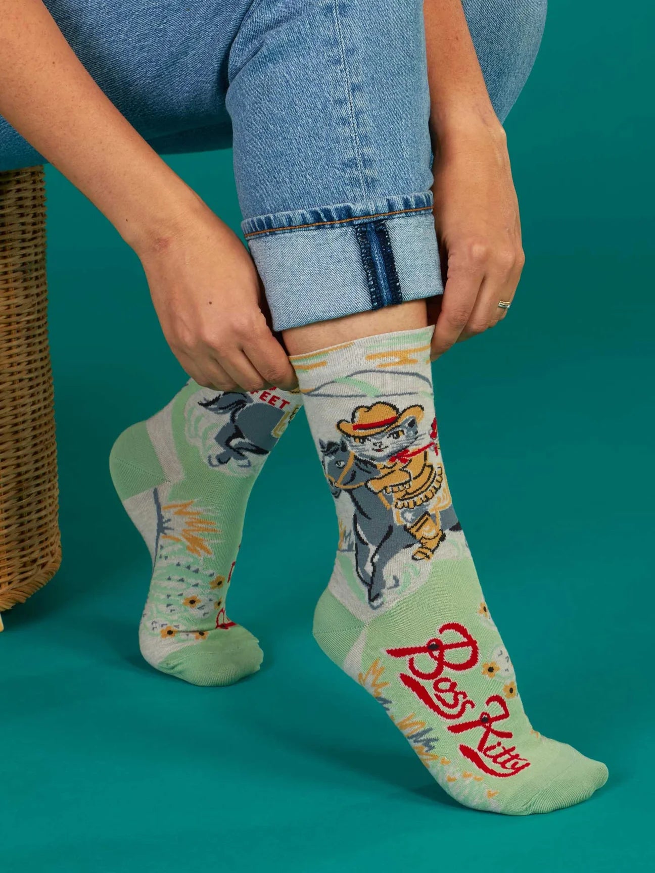 Boss Kitty Crew Socks