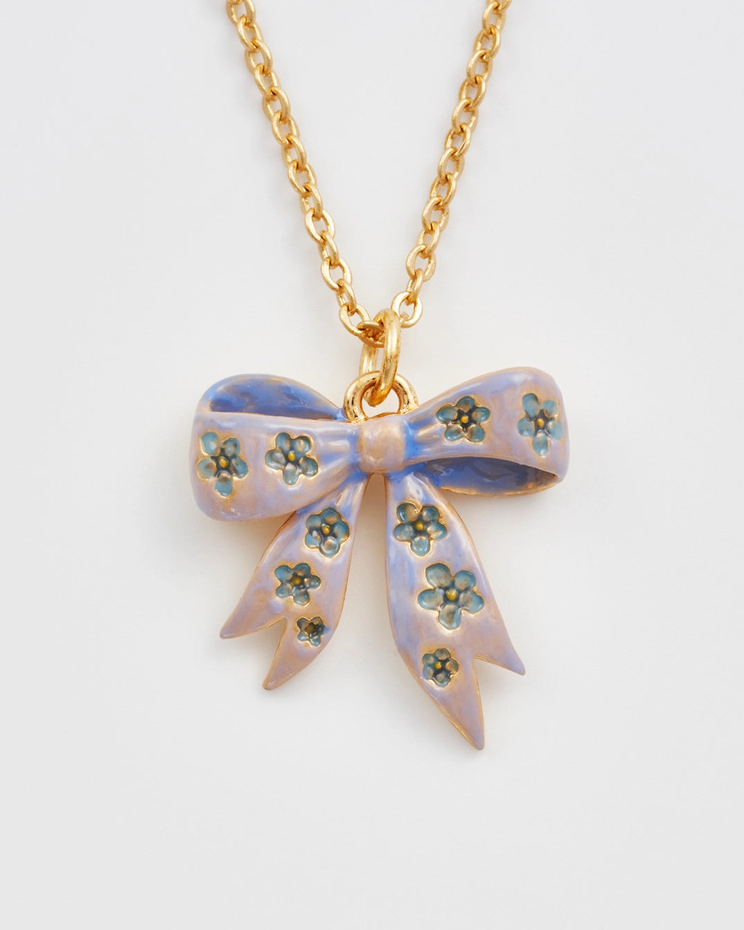 Bow Pendant Necklace by Fable England