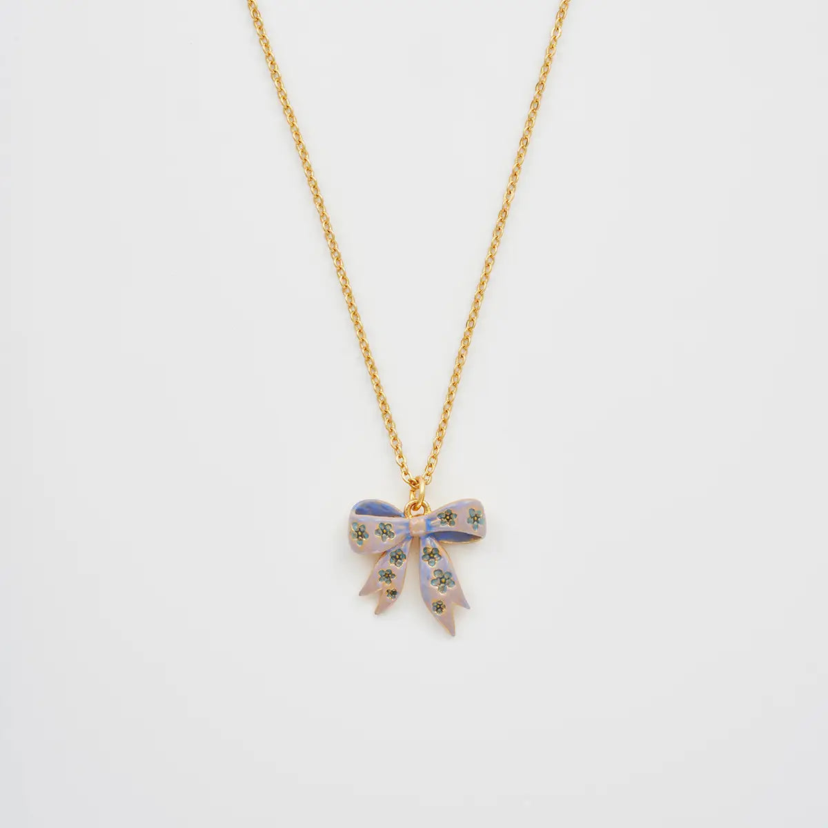 Bow Pendant Necklace by Fable England