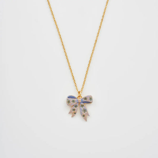Bow Pendant Necklace by Fable England