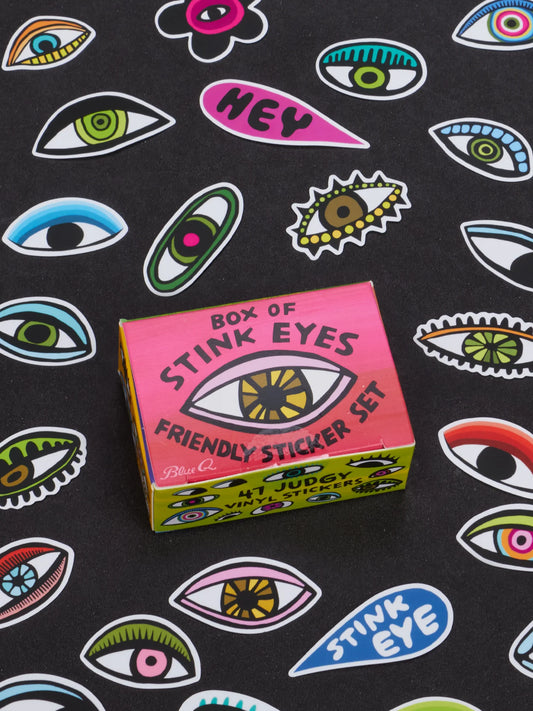 Box Of Stink Eyes Friendly Sticker Set