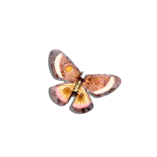 Brown Emperor Silk Moth Claw Hair Clip