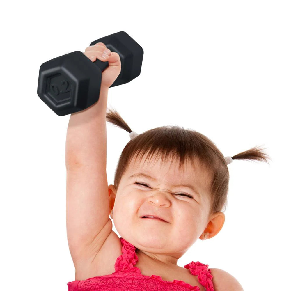 Buff Baby Dumbbell Rattle