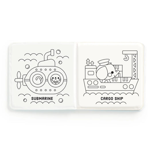 Busy Boats Color Magic Bath Book