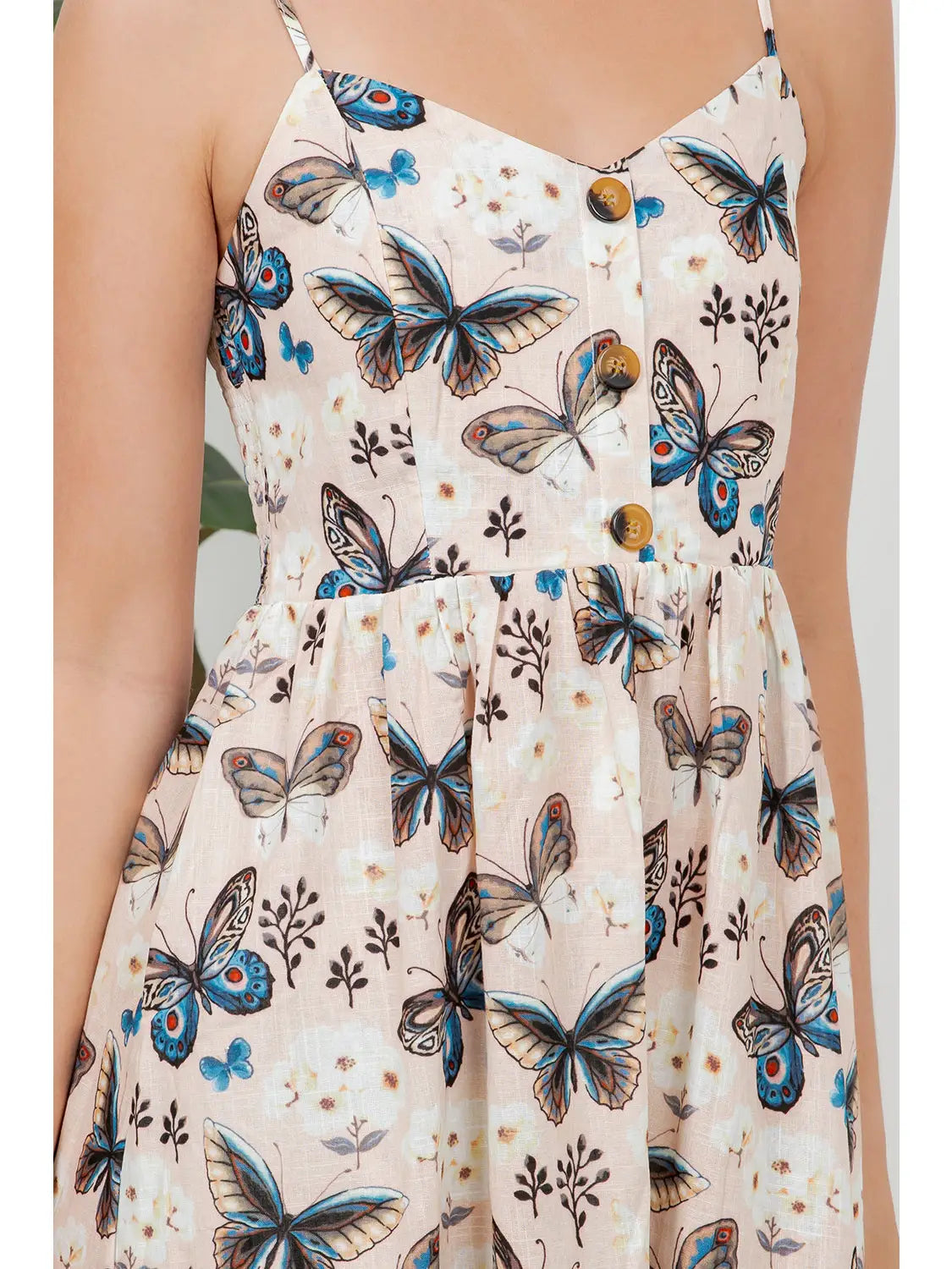 Butterfly Print Cami Dress