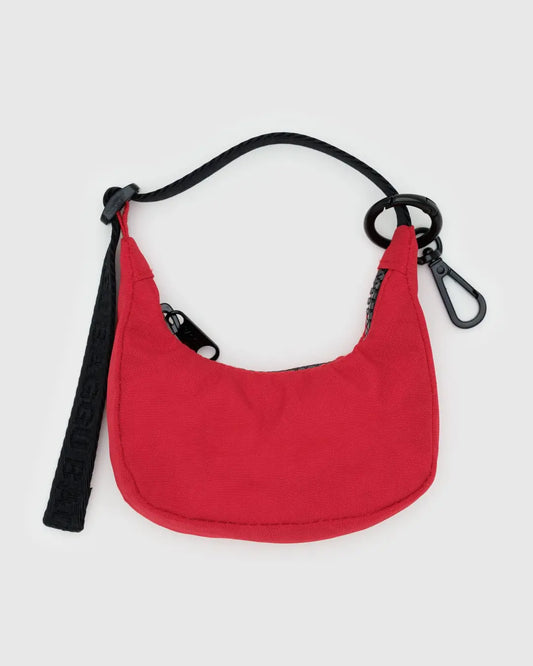 Candy Apple Red Crescent Baggu Bag Charm