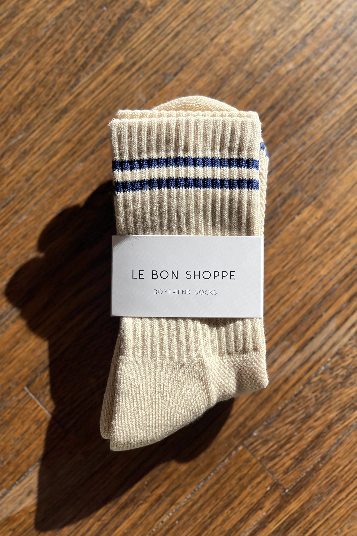 Cashew Boyfriend Socks by Le Bonne Shoppe