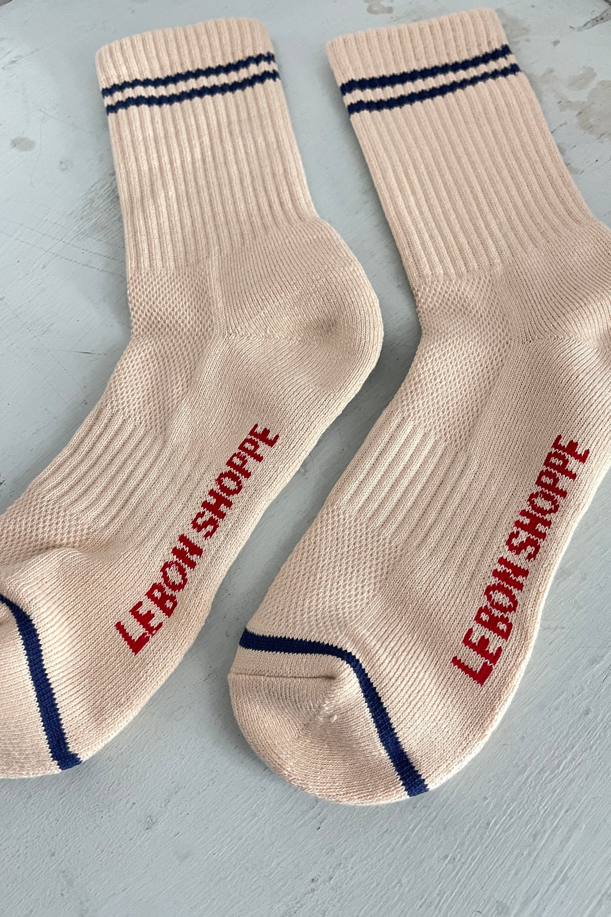 Cashew Boyfriend Socks by Le Bonne Shoppe