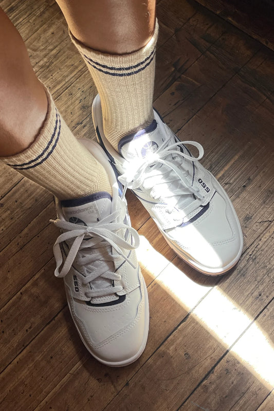 Cashew Boyfriend Socks by Le Bonne Shoppe