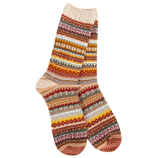 Cashew Weekend Nordic Crew Socks