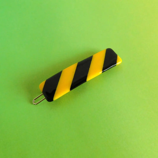 Caution Clip in Black + Yellow