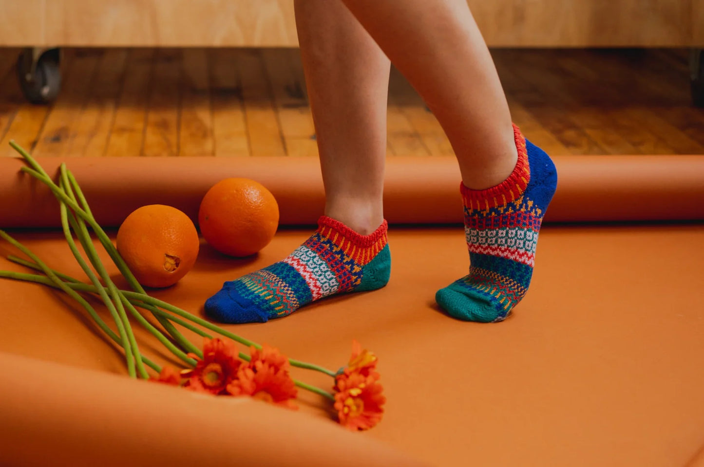 Cayenne Ankle Socks by Solmate Socks