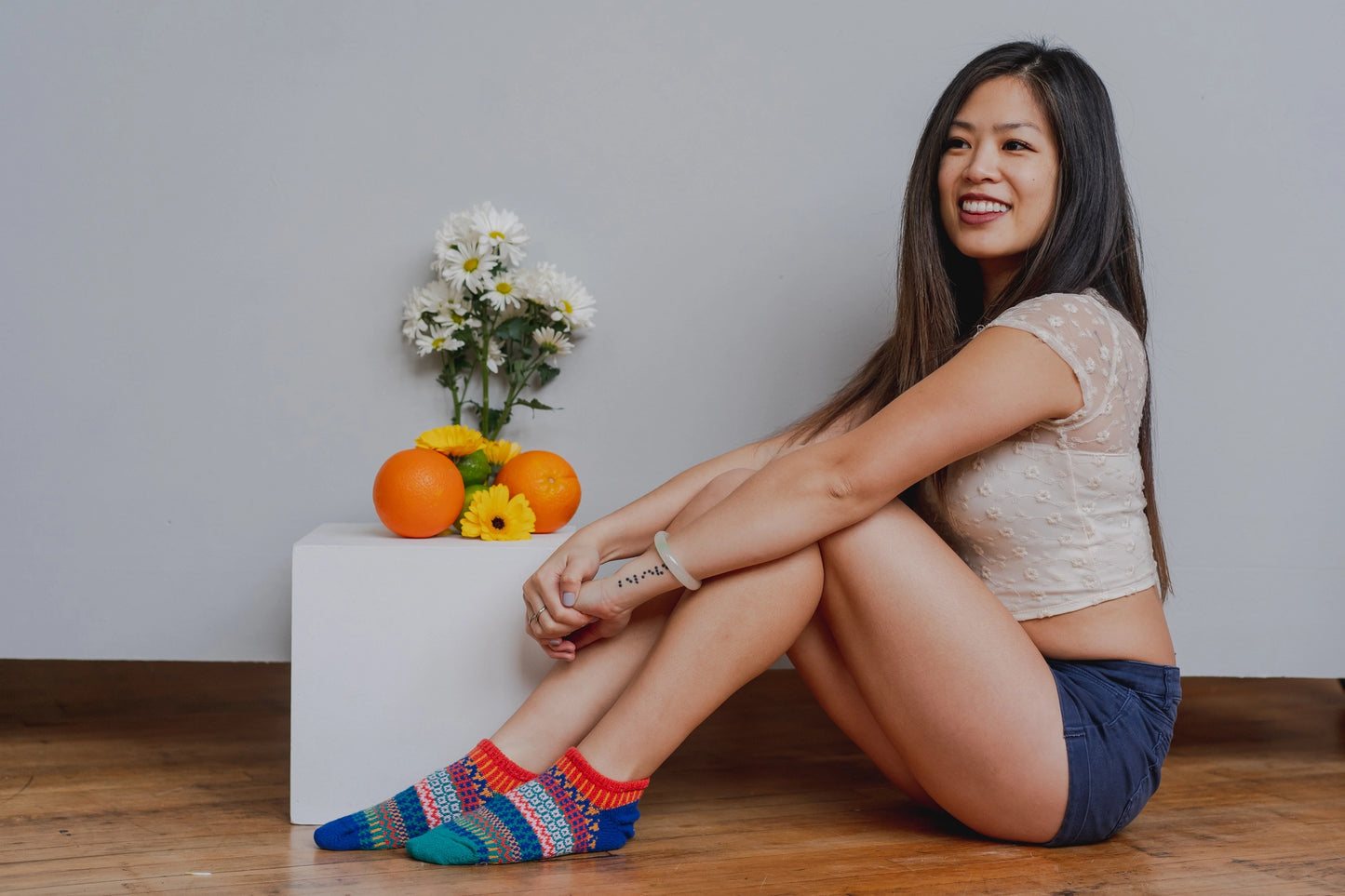 Cayenne Ankle Socks by Solmate Socks