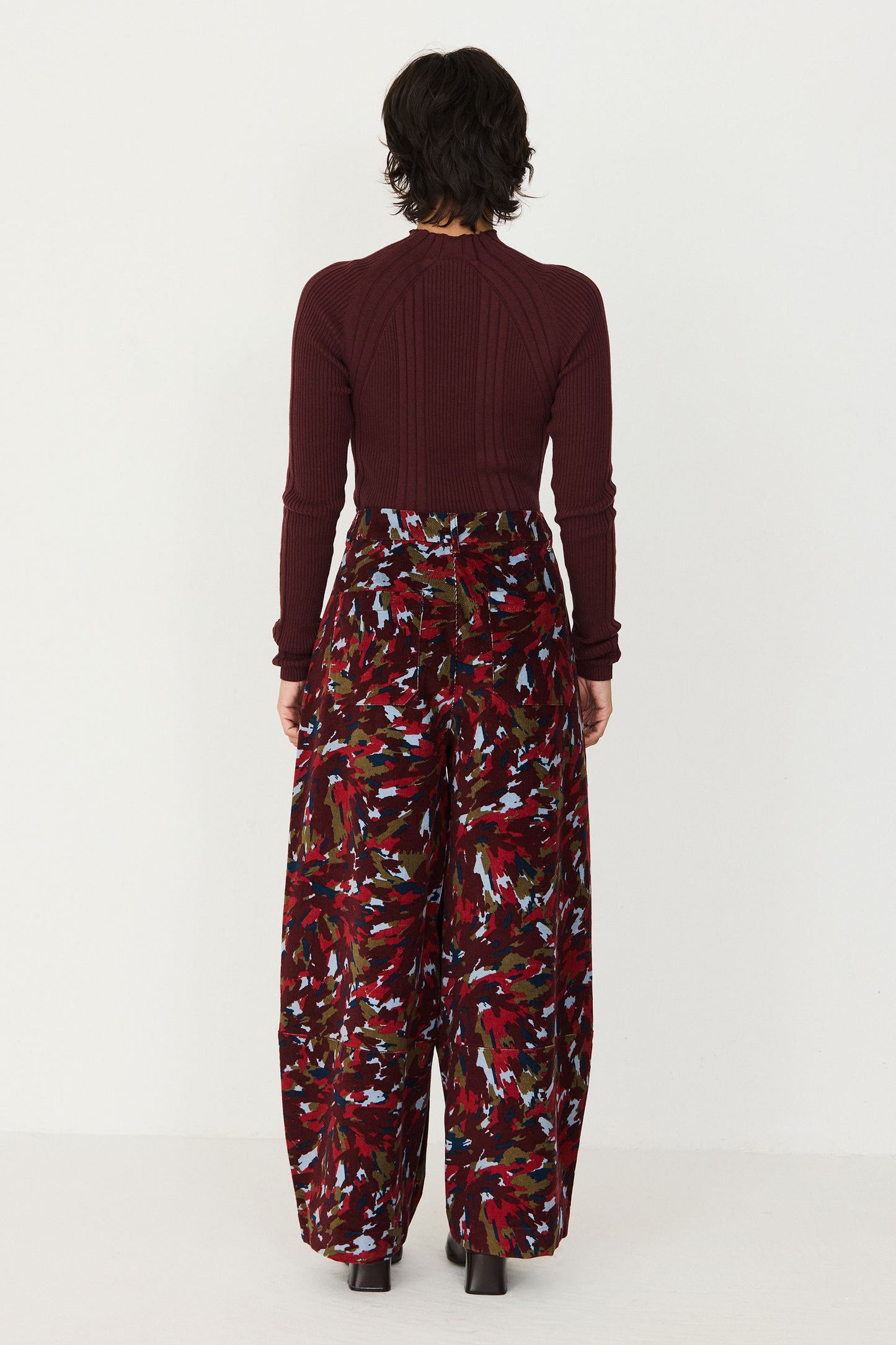 Chocolate Camo Kenare Trouser by SKFK
