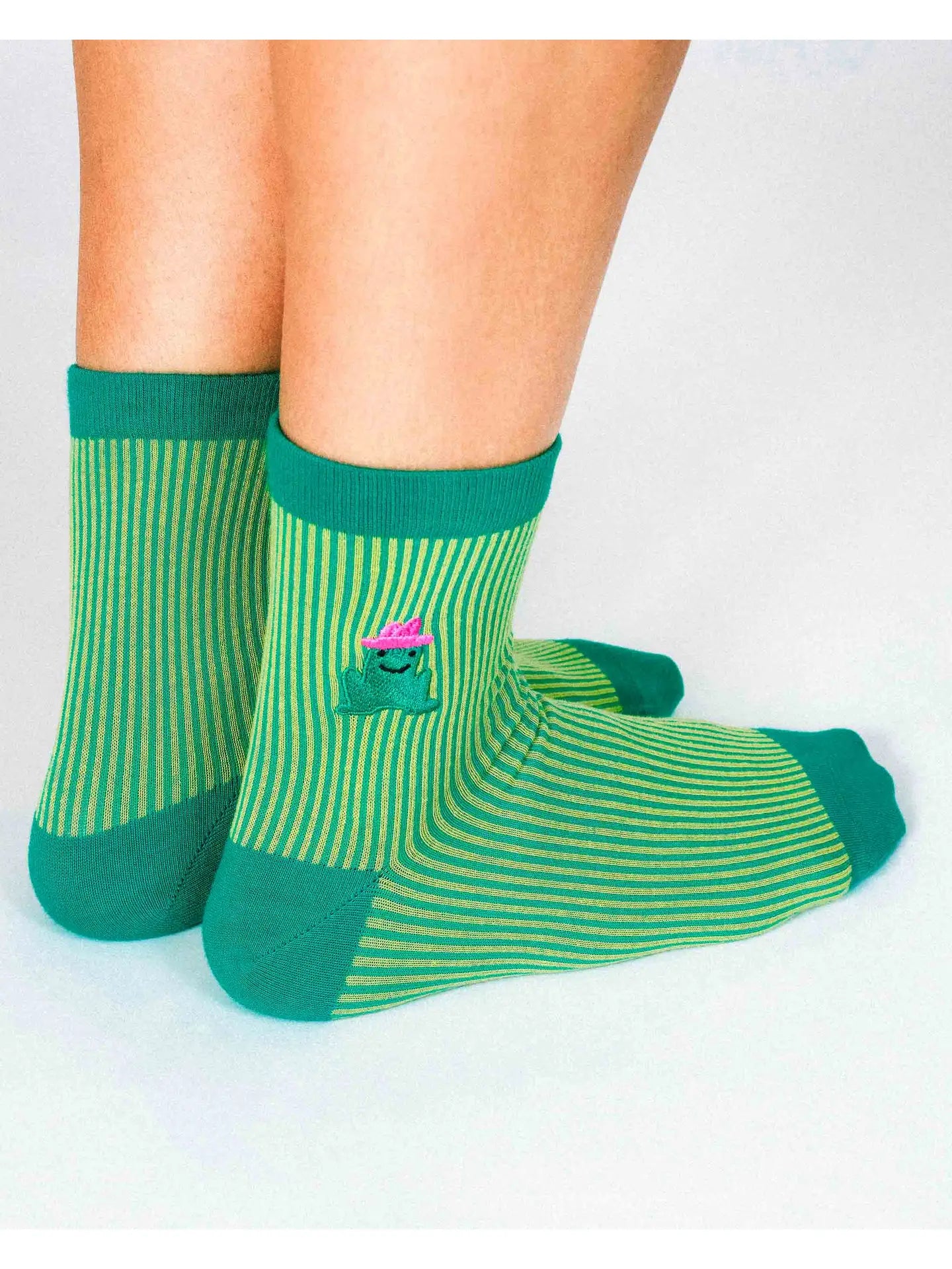 Cowgirl Frog Ribbed Ankle Sock By Hannah Packer