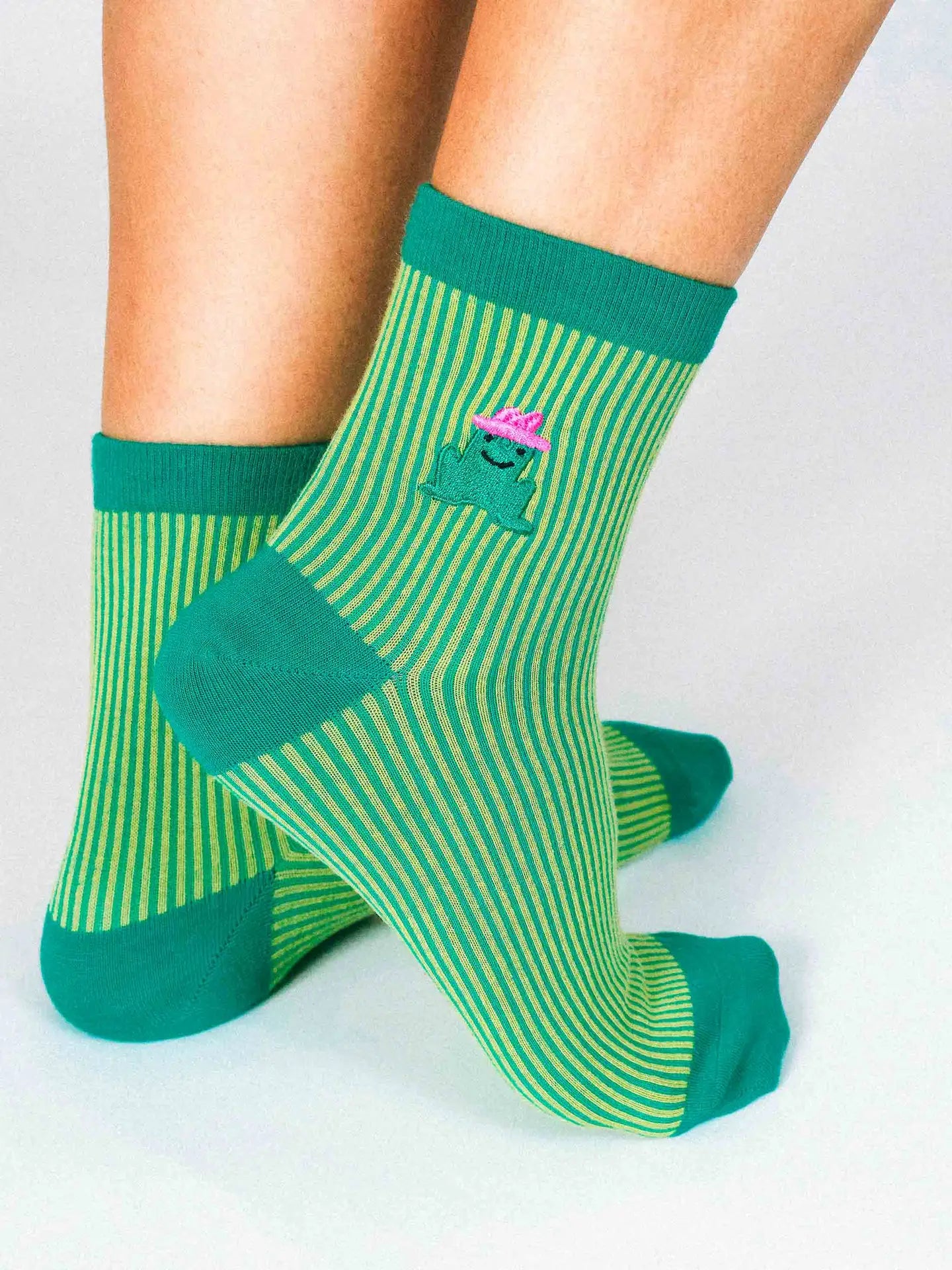 Cowgirl Frog Ribbed Ankle Sock By Hannah Packer