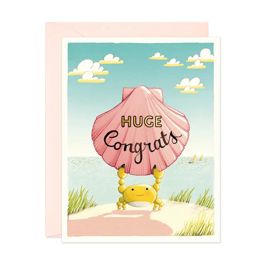 Crab Congrats Greeting Card