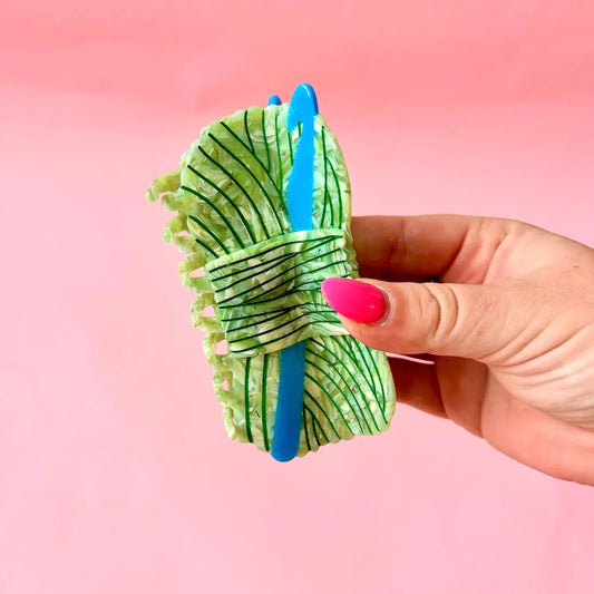 Crochet Yarn Hair Claw