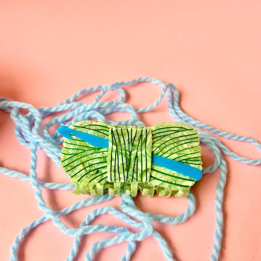 Crochet Yarn Hair Claw