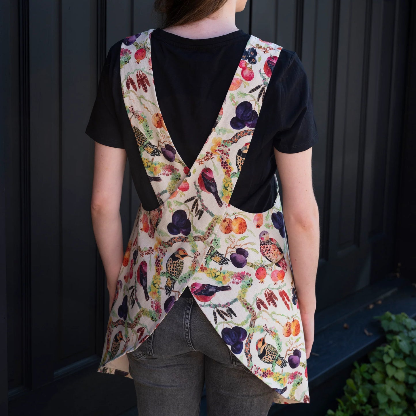 Curly Locust Pinafore Apron by Betsy St. Clair