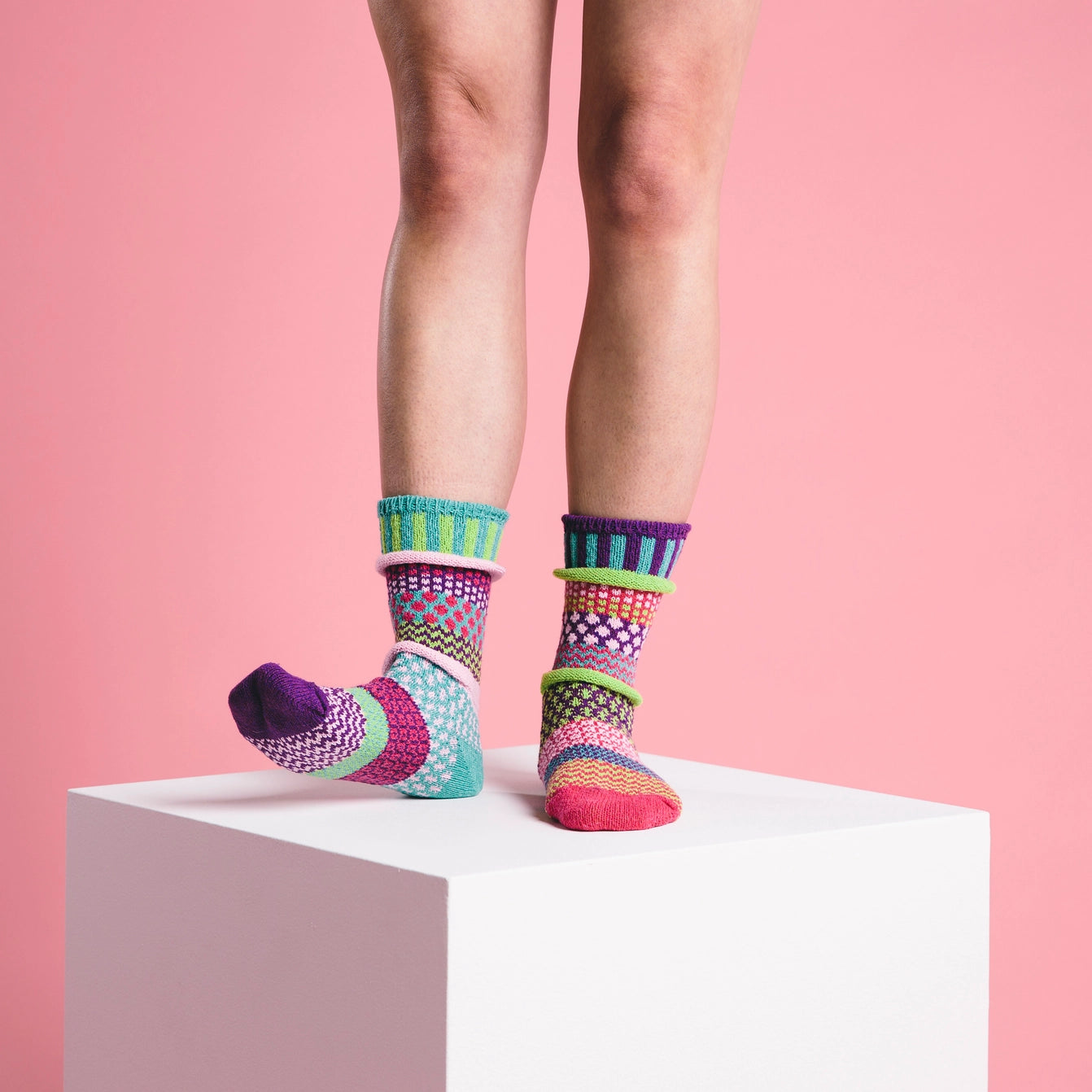 Dahlia Crew Socks by Solmate Socks