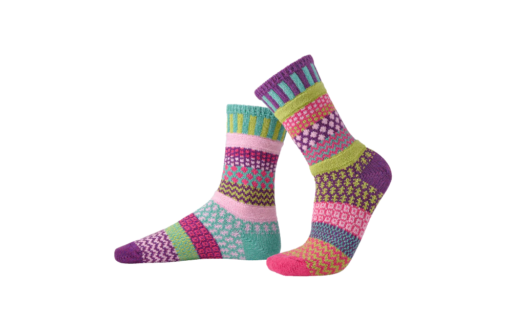 Dahlia Crew Socks by Solmate Socks