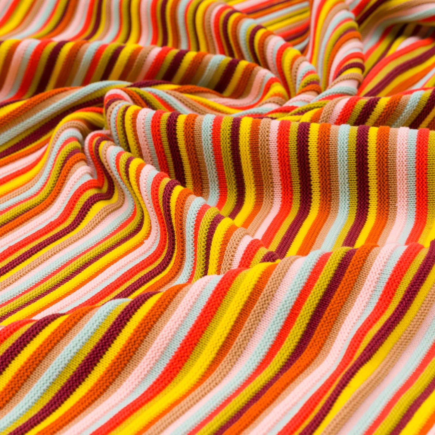 Desert Circus Stripe Knit Throw