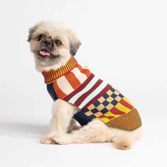 Desert Pattern Patch Dog Sweater