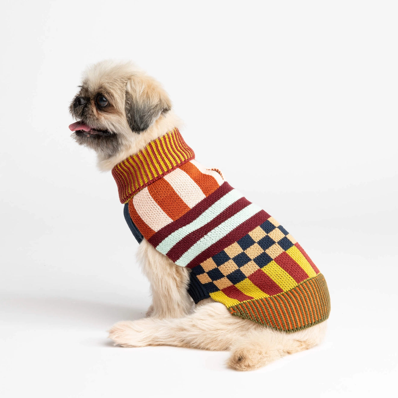 Desert Pattern Patch Dog Sweater