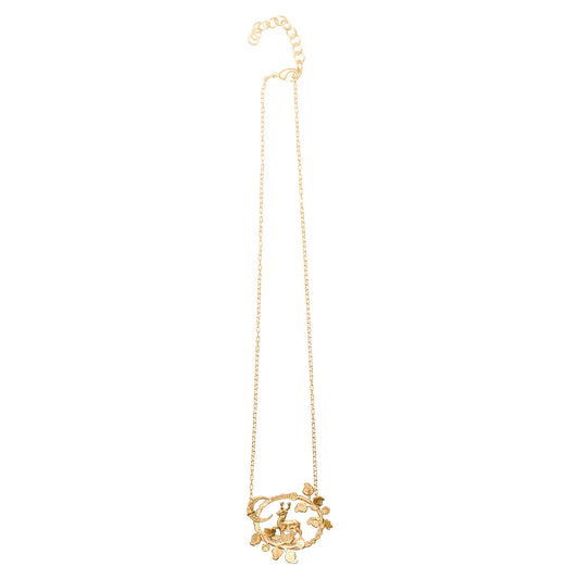 Diana Deer Stag Forest Necklace