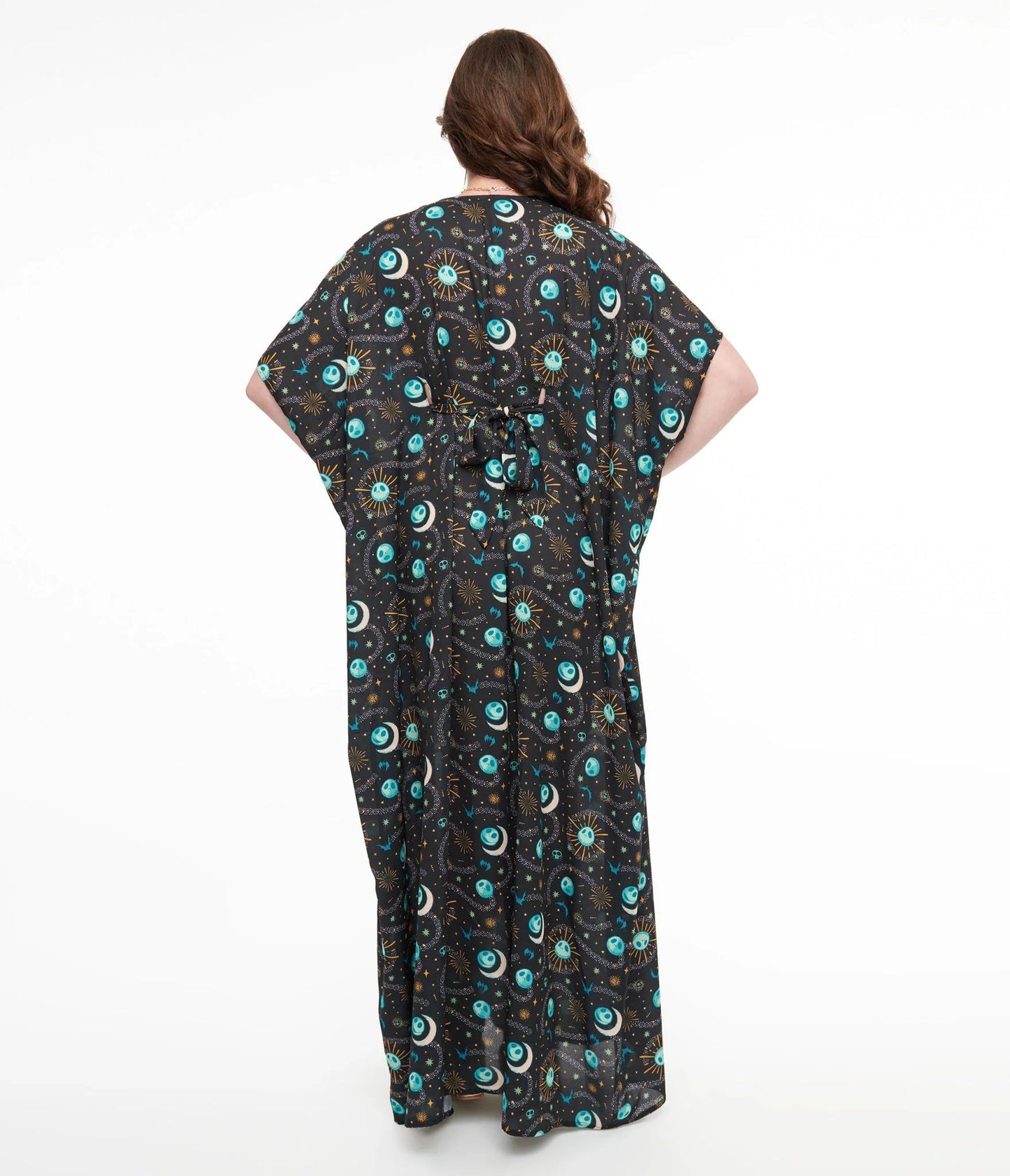 Black Celestial Nightmare Before Christmas Caftan