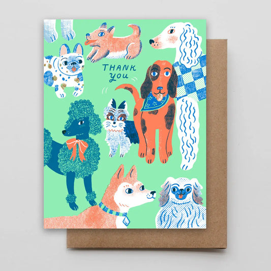 Dogs Thank You Card