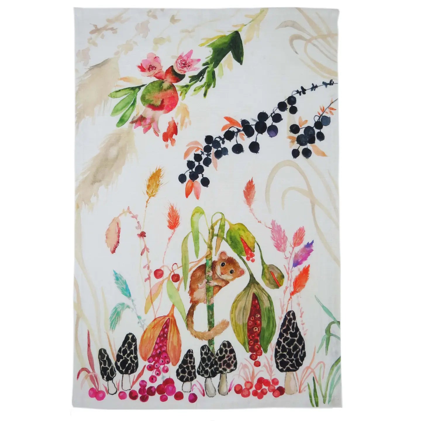 Dormouse Tea Towel
