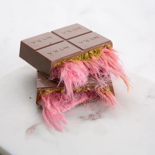 Dubai Angel Hair Chocolate Bar (Pink Cotton+Pistachio)
