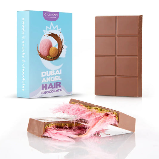 Dubai Angel Hair Chocolate Bar (Pink Cotton+Pistachio)