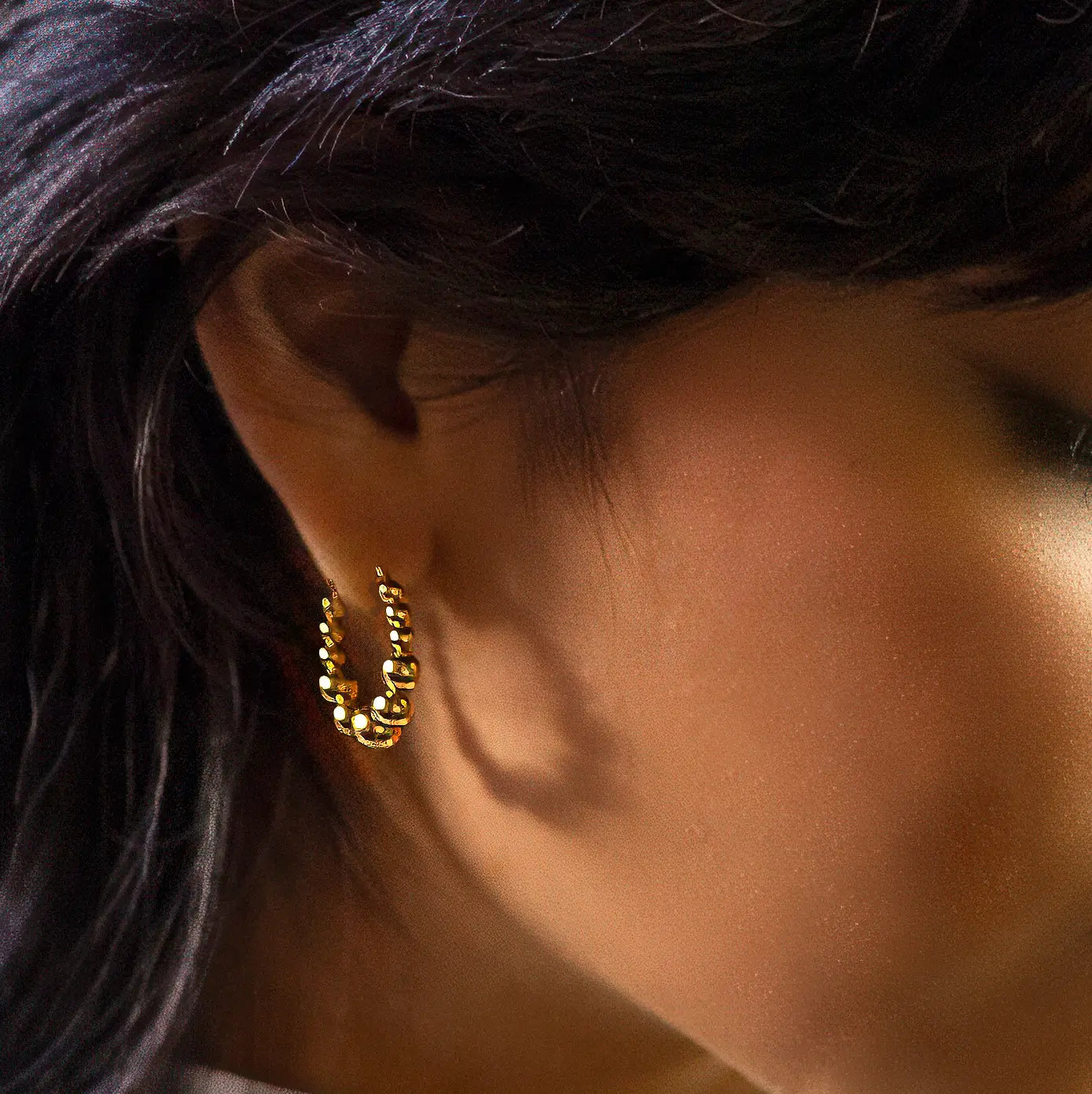 Elio Hoops - 18K Gold Plated