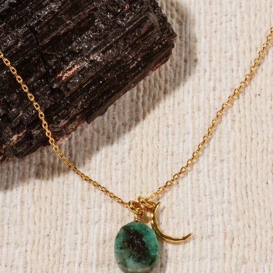 Emerald Celestial Being Necklace