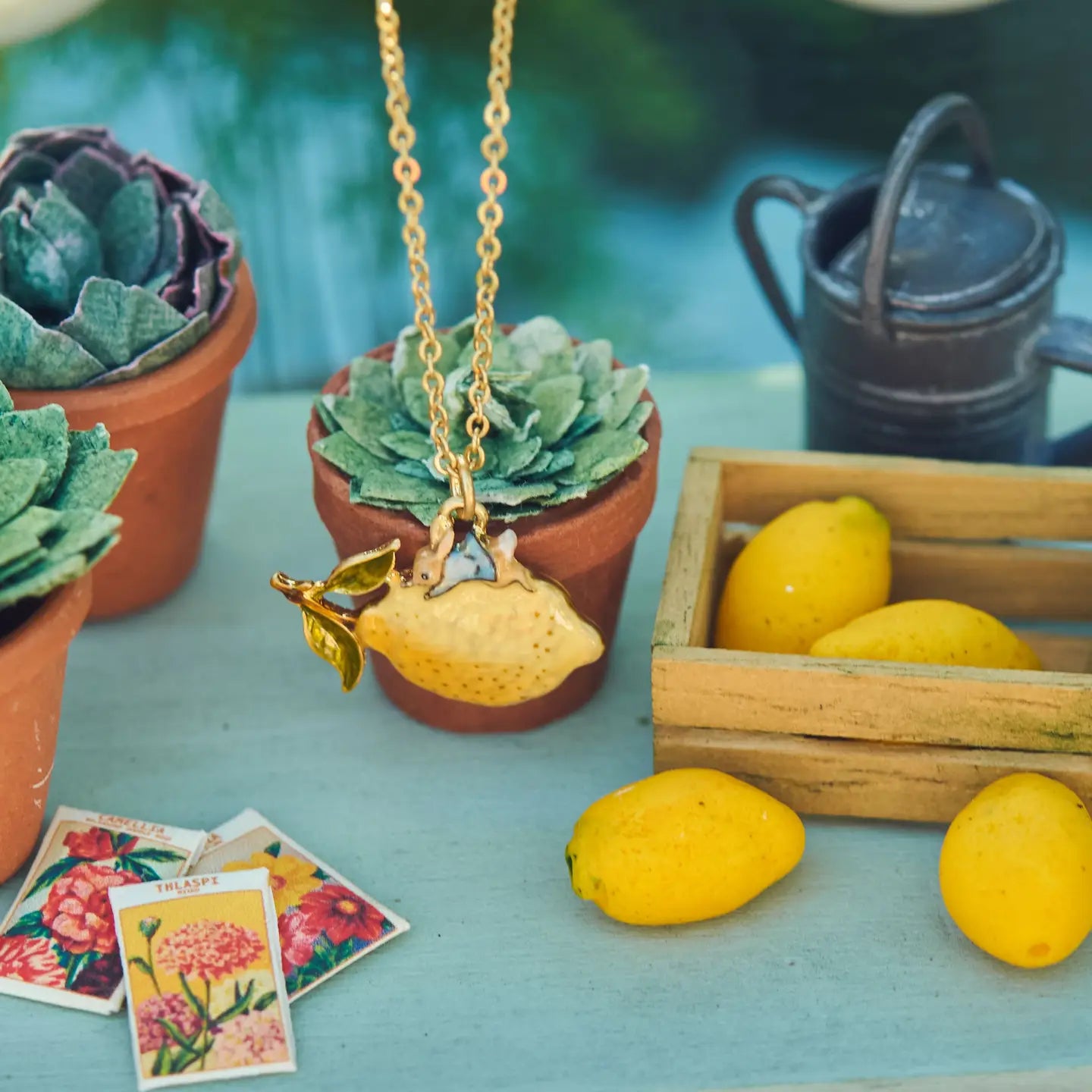 Fable X Peter Rabbit Lemon Necklace