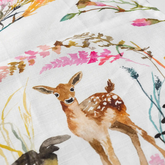 Fawn Vignette Tea Towel
