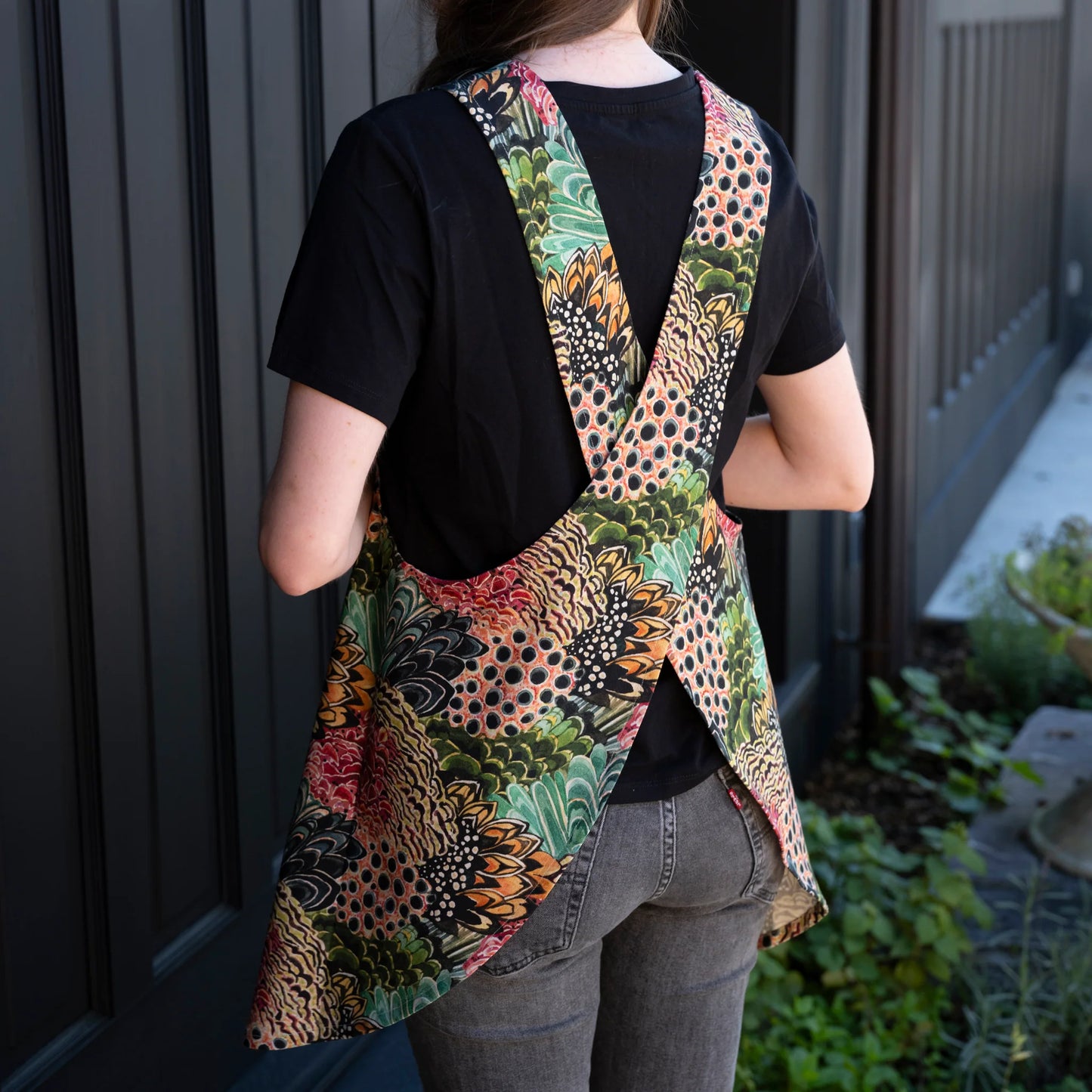 Feathered Pinafore Apron by Betsy St. Clair