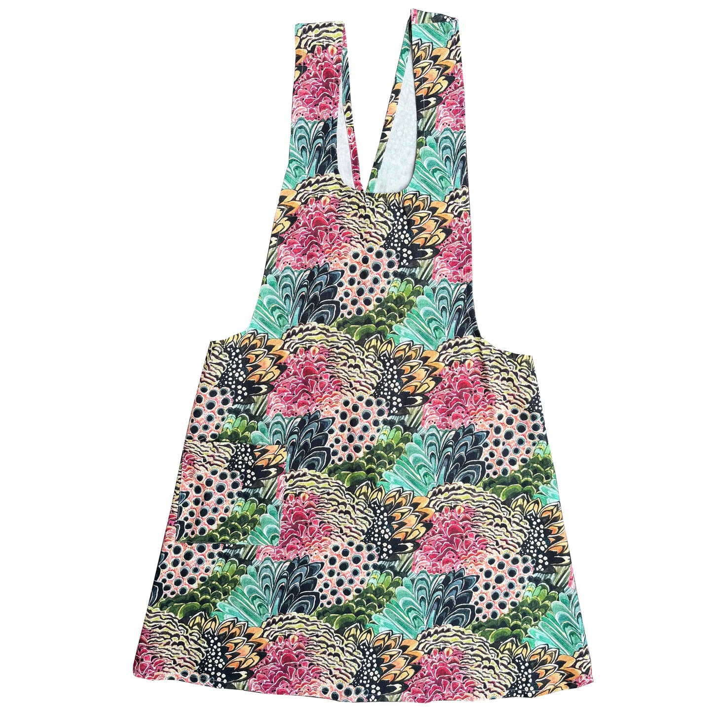 Feathered Pinafore Apron by Betsy St. Clair