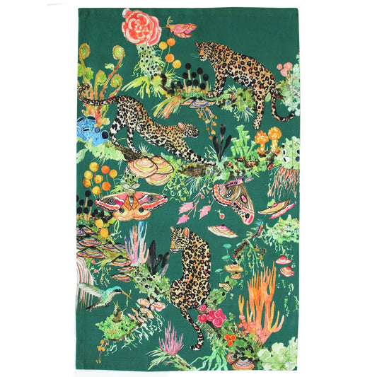 Felidae Tree Tea Towel