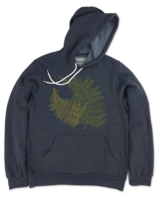 Ferns Frank Unisex Fleece Hoodie by Supermaggie