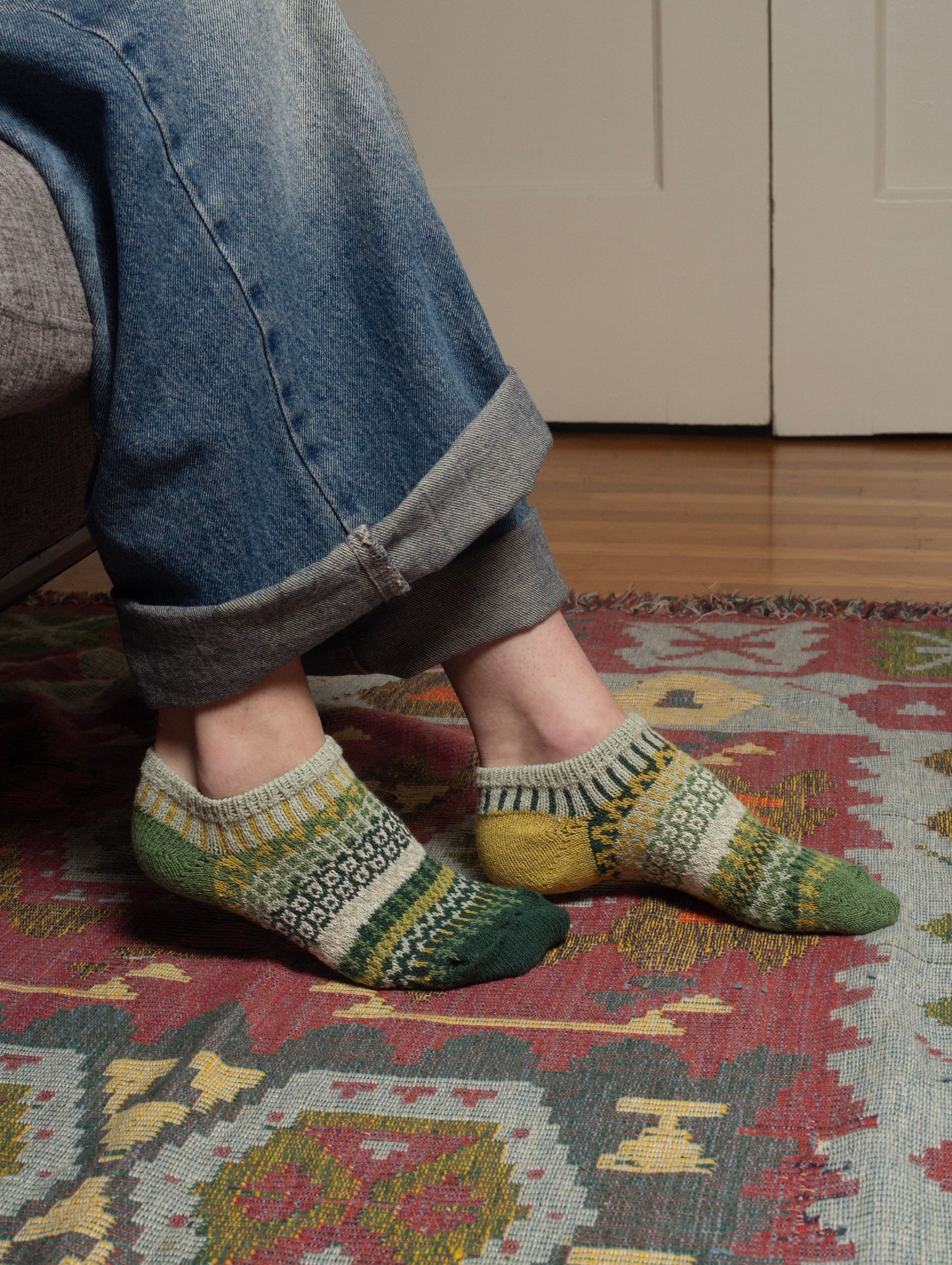 Fiddlehead Ankle Socks by Solmate Socks