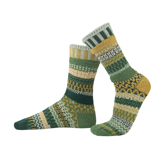Fiddlehead Crew Socks by Solmate Socks