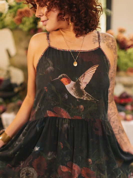 Flight of Flancy Slip Dress