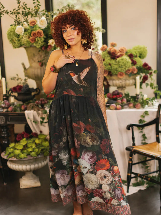 Flight of Flancy Slip Dress