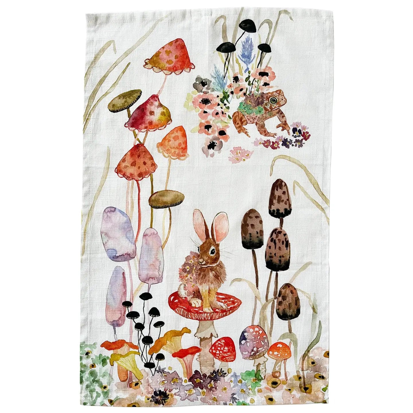 Flora Bunny Tea Towel