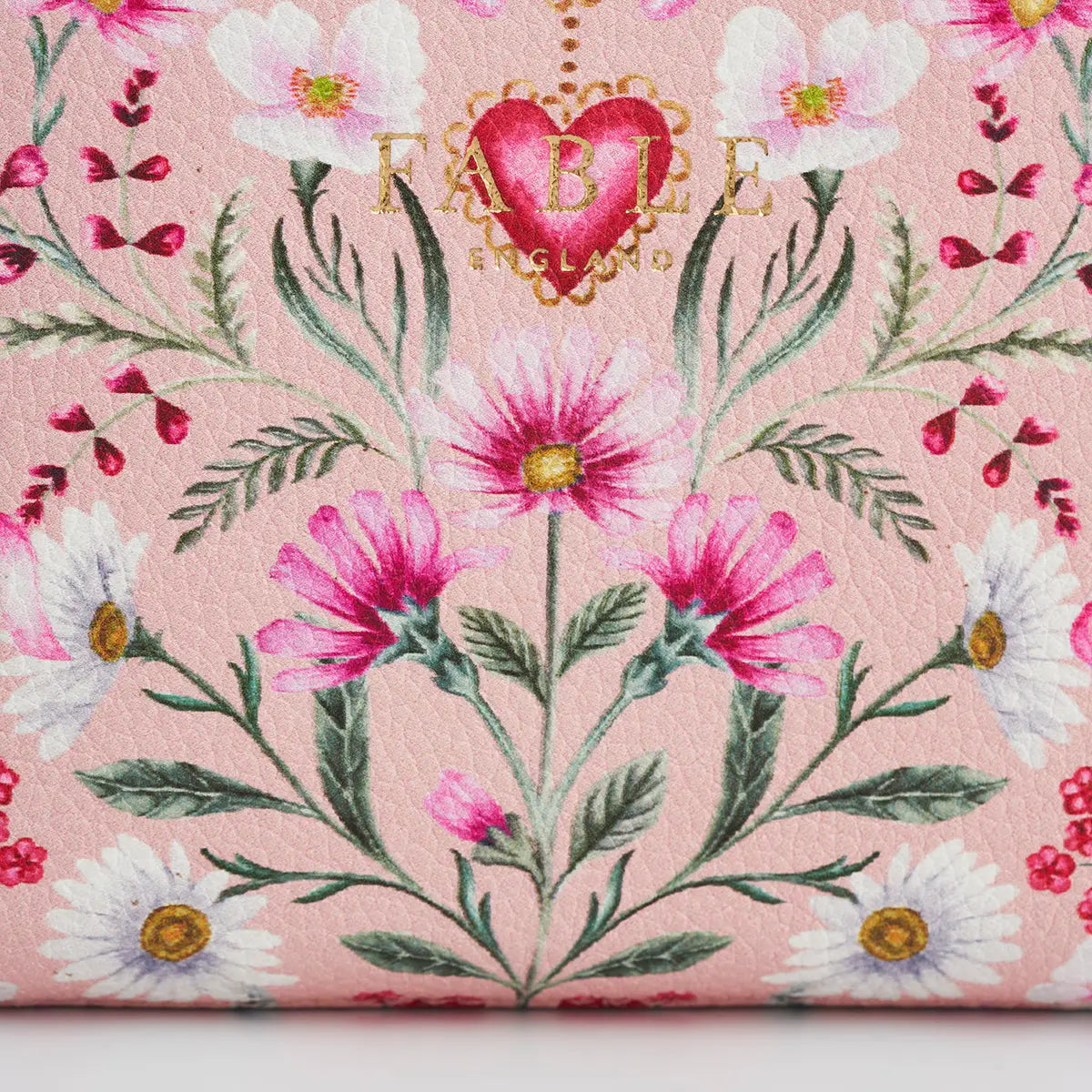 Floral Heart Pink Wallet by Fable England